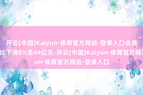 开云(中国)Kaiyun·体育官方网站-登录入口会员管事收入同比下滑8%至44亿元-开云(中国)Kaiyun·体育官方网站-登录入口