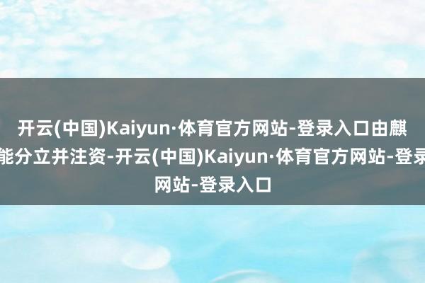 开云(中国)Kaiyun·体育官方网站-登录入口由麒麟新能分立并注资-开云(中国)Kaiyun·体育官方网站-登录入口