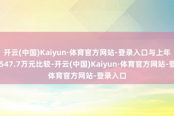 开云(中国)Kaiyun·体育官方网站-登录入口与上年同时-7547.7万元比较-开云(中国)Kaiyun·体育官方网站-登录入口