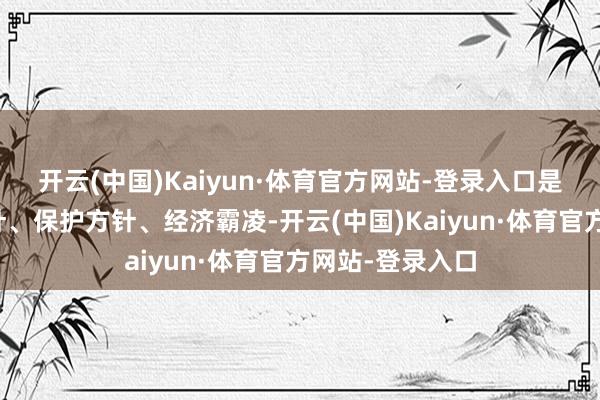 开云(中国)Kaiyun·体育官方网站-登录入口是典型的单边方针、保护方针、经济霸凌-开云(中国)Kaiyun·体育官方网站-登录入口