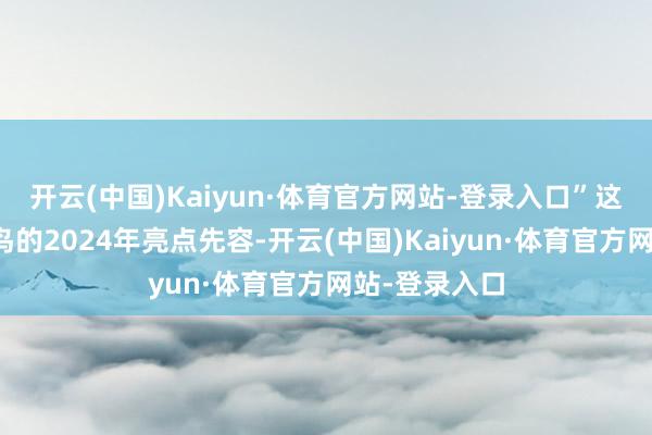 开云(中国)Kaiyun·体育官方网站-登录入口”这一页对鼻祖鸟的2024年亮点先容-开云(中国)Kaiyun·体育官方网站-登录入口