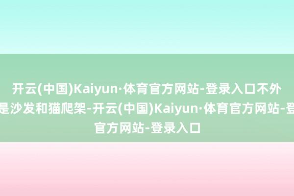 开云(中国)Kaiyun·体育官方网站-登录入口不外它窜的是沙发和猫爬架-开云(中国)Kaiyun·体育官方网站-登录入口