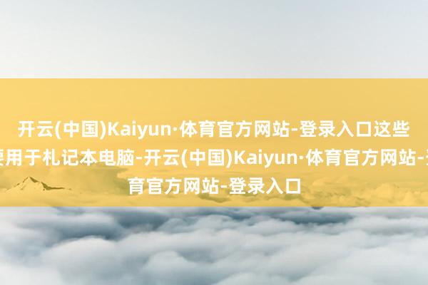 开云(中国)Kaiyun·体育官方网站-登录入口这些芯片主要用于札记本电脑-开云(中国)Kaiyun·体育官方网站-登录入口